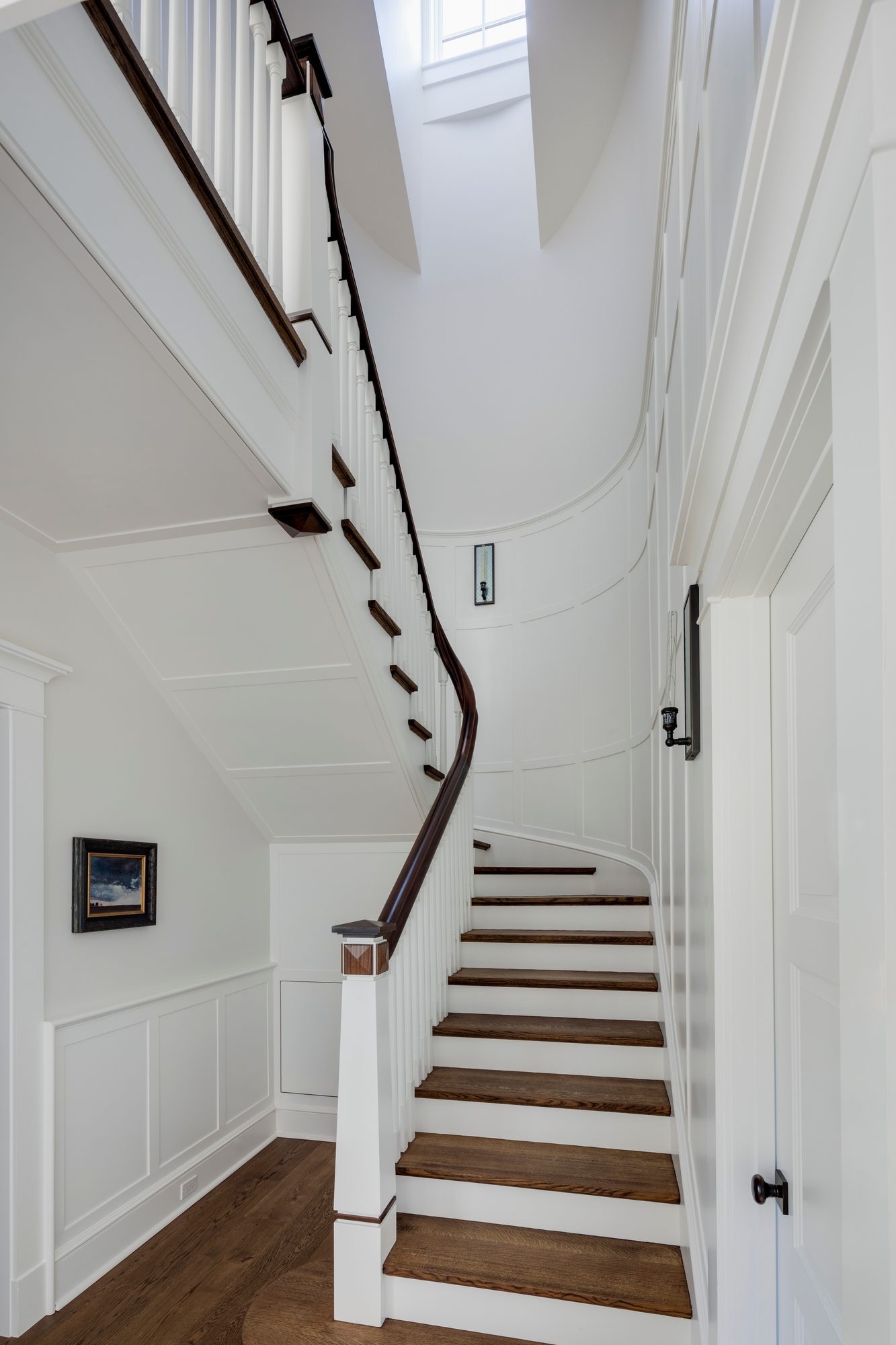 Weston Residence — curved staircase